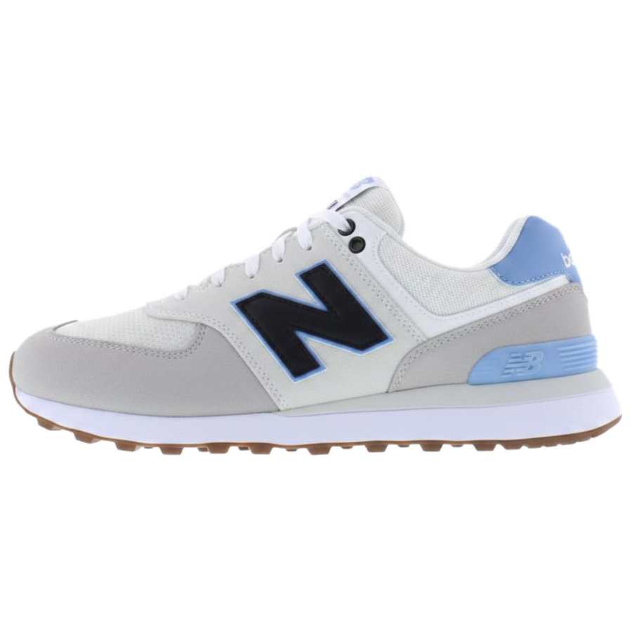 New Balance New Balance NB 574 Greens V2 Golf Shoes Men's Low Top Gray White/Blue