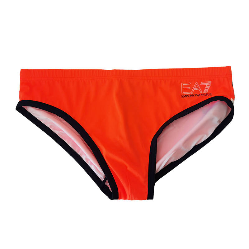 EMPORIO ARMANI Swimming Shorts Men's Orange Moderate