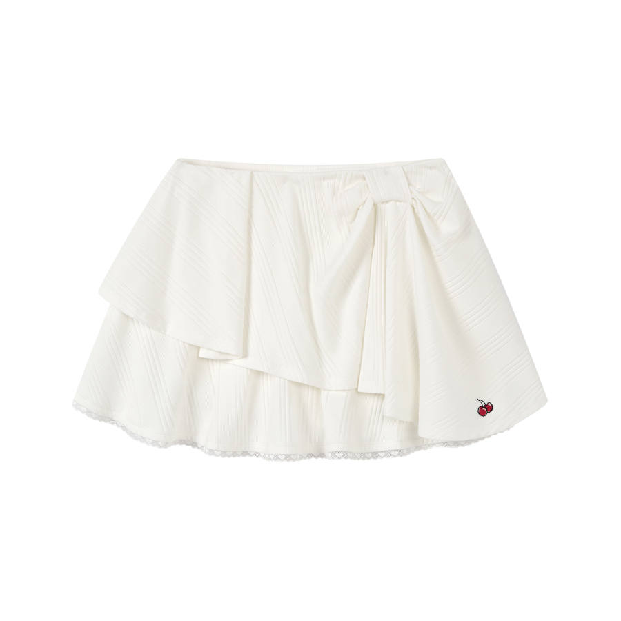 Kirsh Casual Short Skirts Women's White Moderate Short Skirt A Line Skirt