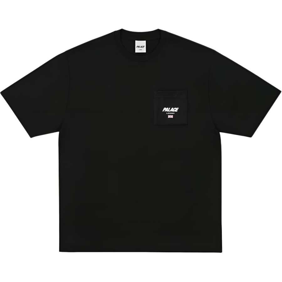 PALACE SS26 Drop2 LOCATION T SHIRT BLACK T Shirt Unisex