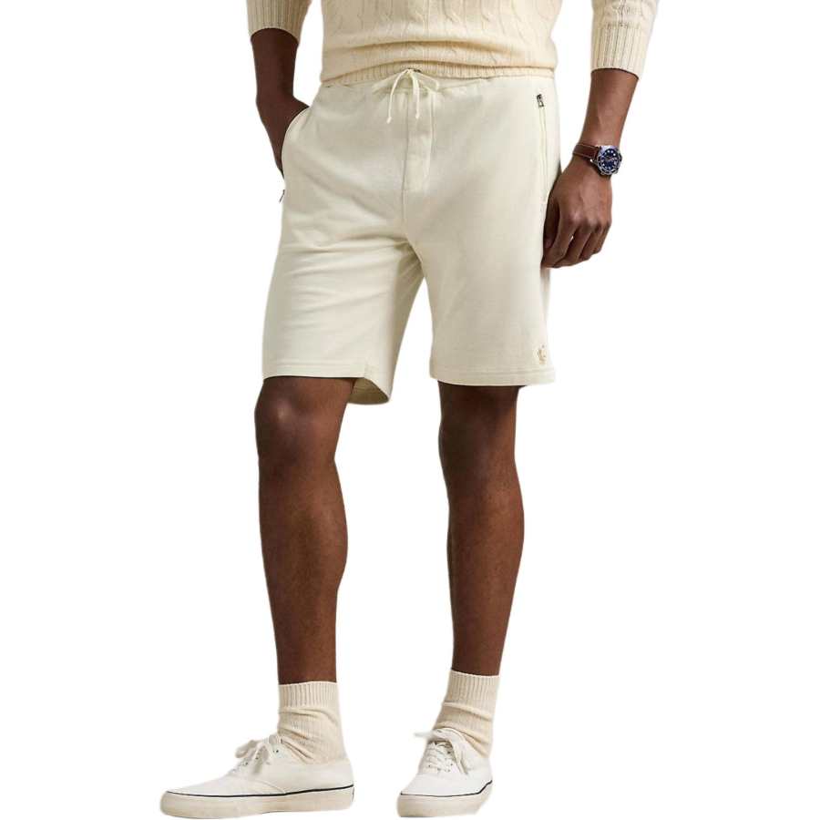 Polo Ralph Lauren Casual Shorts Men's Beige Moderate Straight Fit Pants