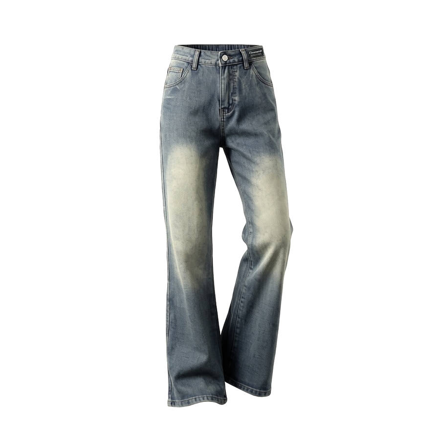 Sanrio Cinnamoroll Jeans Unisex Moderate Wide Leg Pants
