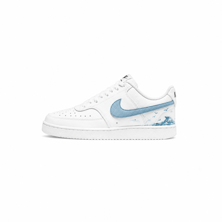 Nike Nike Court Vision 1 Skateboard Shoes Unisex Low Top Blue