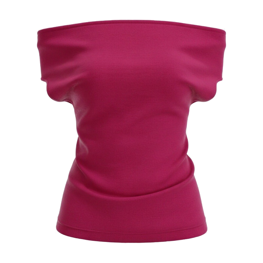 FINDSME GAGA T Shirts Women's Off The Shoulder Thin Nipped In Waist