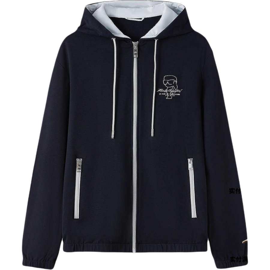 KARL LAGERFELD / Karl Lagerfeld Jeans Jackets & Coats Men's Navy Blue