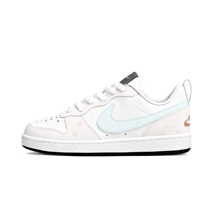 Nike Nike Court Borough Skateboard Shoes Women's Low Top Beige