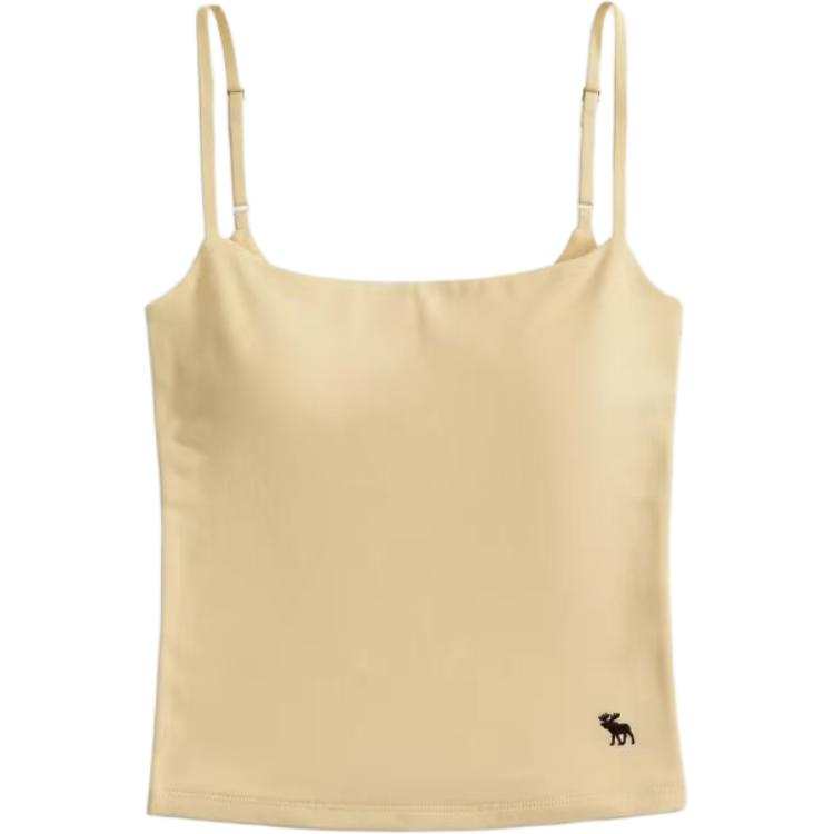 Abercrombie&Fitch Camisoles Women's Yellow Moderate Straight Fit