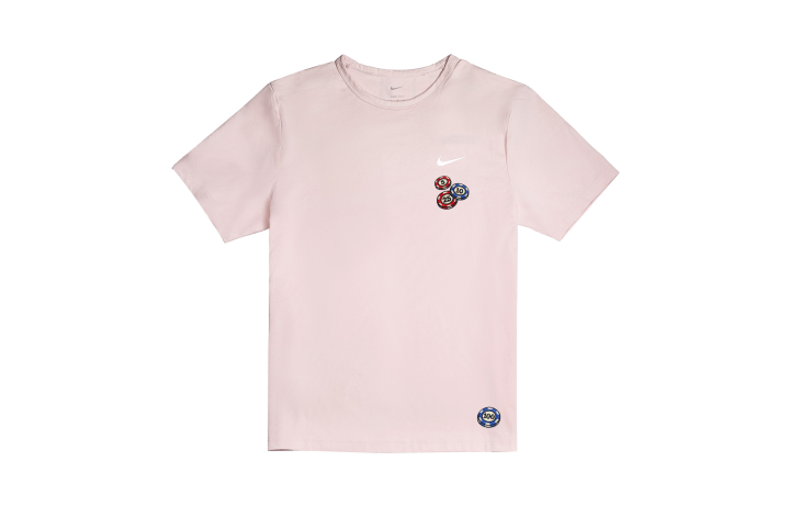 Nike Nike HYVERSE T Shirts Men's Pink Crew Neck Moderate Straight Fit