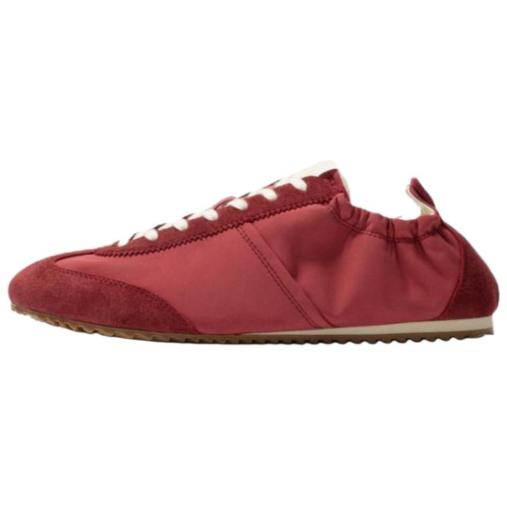ZARA ZARA German Army Trainers Men's Low Top Red