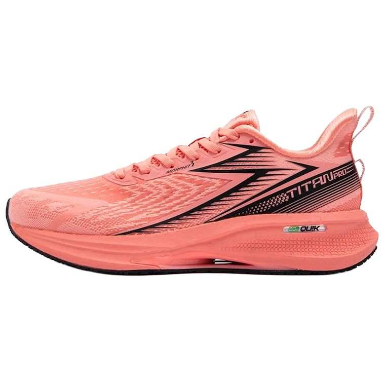 361° TITAN Ⅱ PRO Mesh Slip Resistant Abrasion Resistant Low top Running Shoes Women's Orange Black