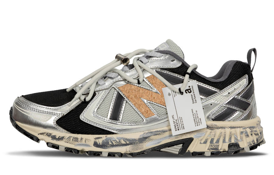 New Balance New Balance NB 410 V5 Running Shoes Unisex Low Top Black Silver Yellow