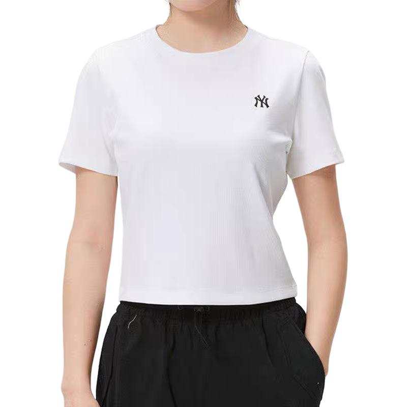 MLB MLB T Shirts Unisex White Crew Neck Moderate Straight Fit
