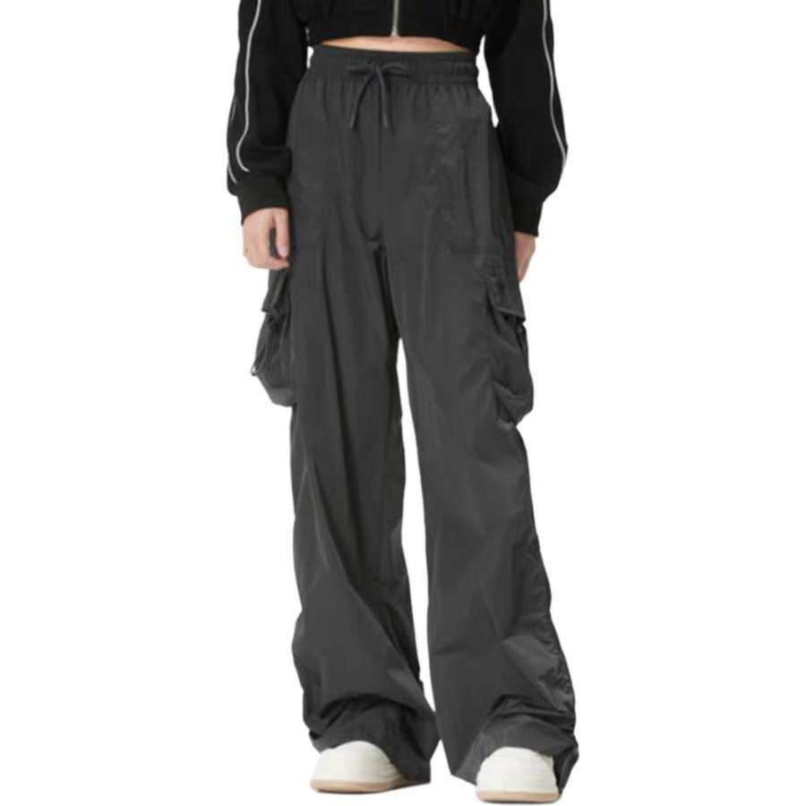MLB MLB Cargo Pants Women's Black/Gray Thin Wide Leg Pants