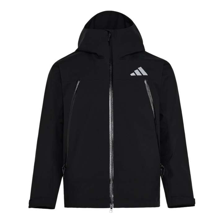 Adidas Adidas Terrex Windbreaker Jackets Unisex Black Hooded Non Detachable Moderate