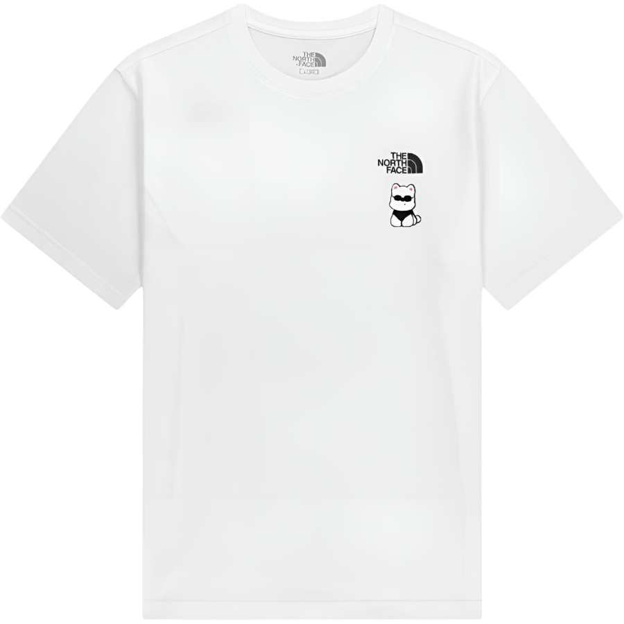 THE NORTH FACE T Shirts Unisex White Crew Neck Moderate