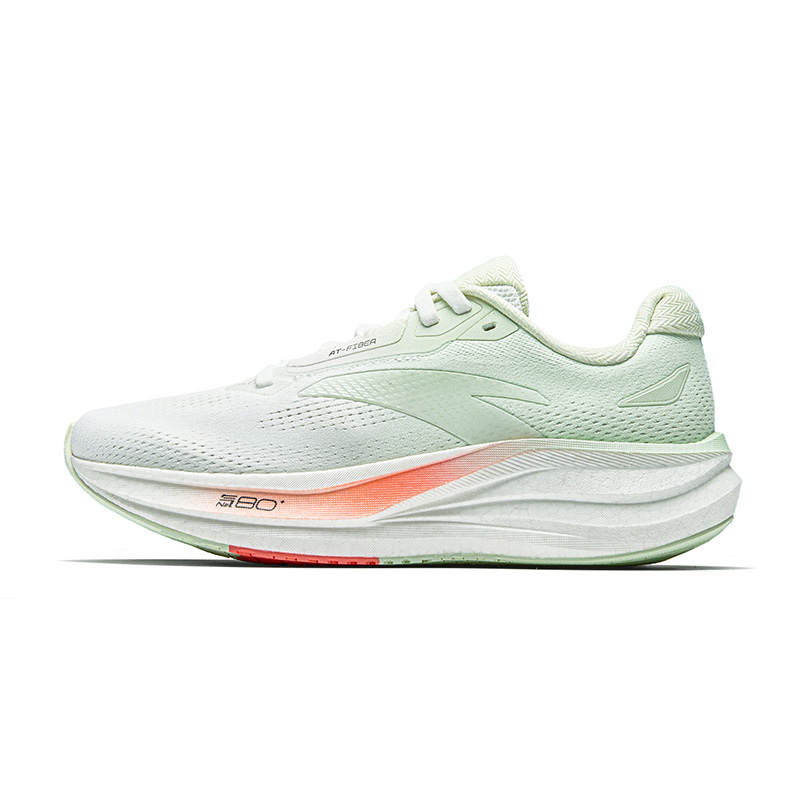 ANTA Running Shoes Women's Low Top White & Green & Orange