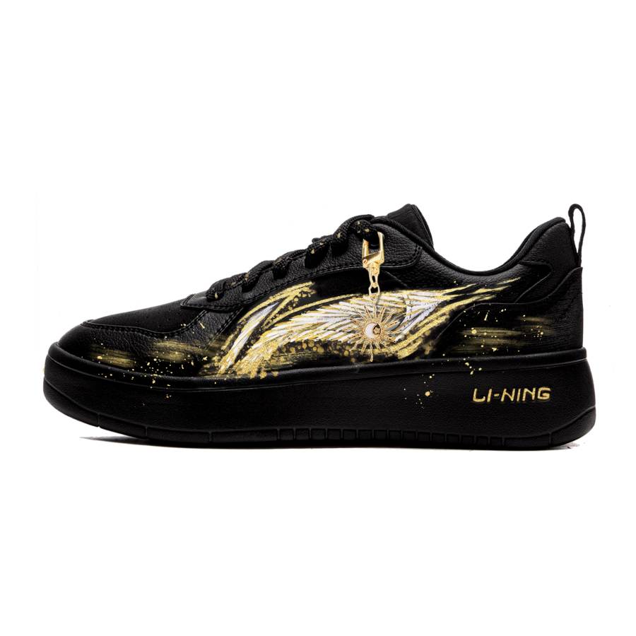 Li-Ning Li Ning Wheat Age Cushioning Abrasion Resistant Low top Skateboard Shoes Men's