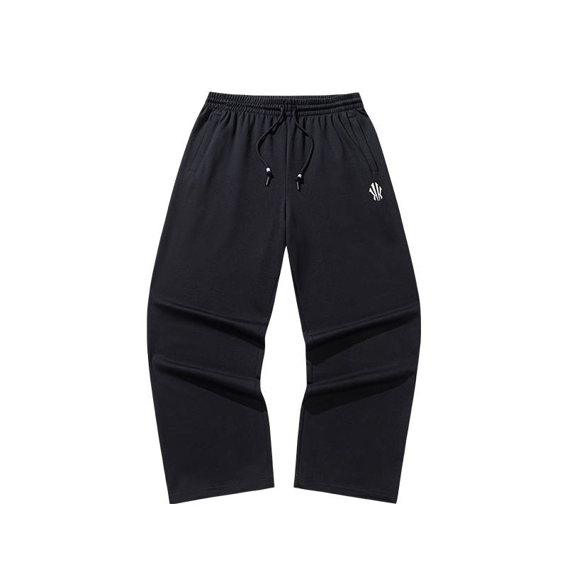ANTA Basketball Collection Knitted Sweatpants Unisex Black Moderate Straight Fit Pants