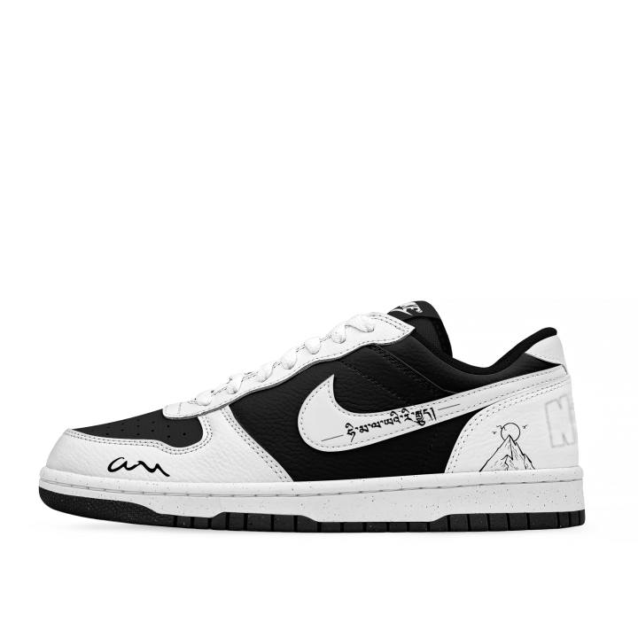 Nike Nike Big Skateboard Shoes Unisex Low Top Black/White