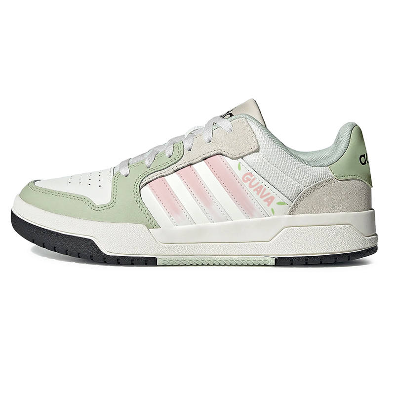 Adidas Adidas ENTRAP Skateboard Shoes Unisex Low Top White/Green/Pink