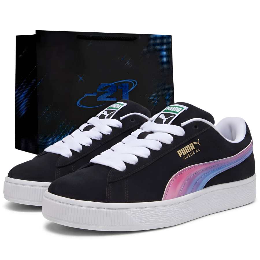 PUMA Suede XL Skateboard Shoes Unisex Low Top Black