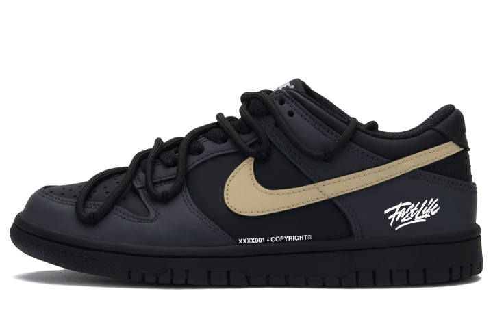 Nike Nike Dunk Skateboard Shoes Unisex Low Top Black Gray