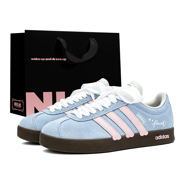 Adidas Adidas VL COURT 2.0 Skateboard Shoes Unisex Low Top White