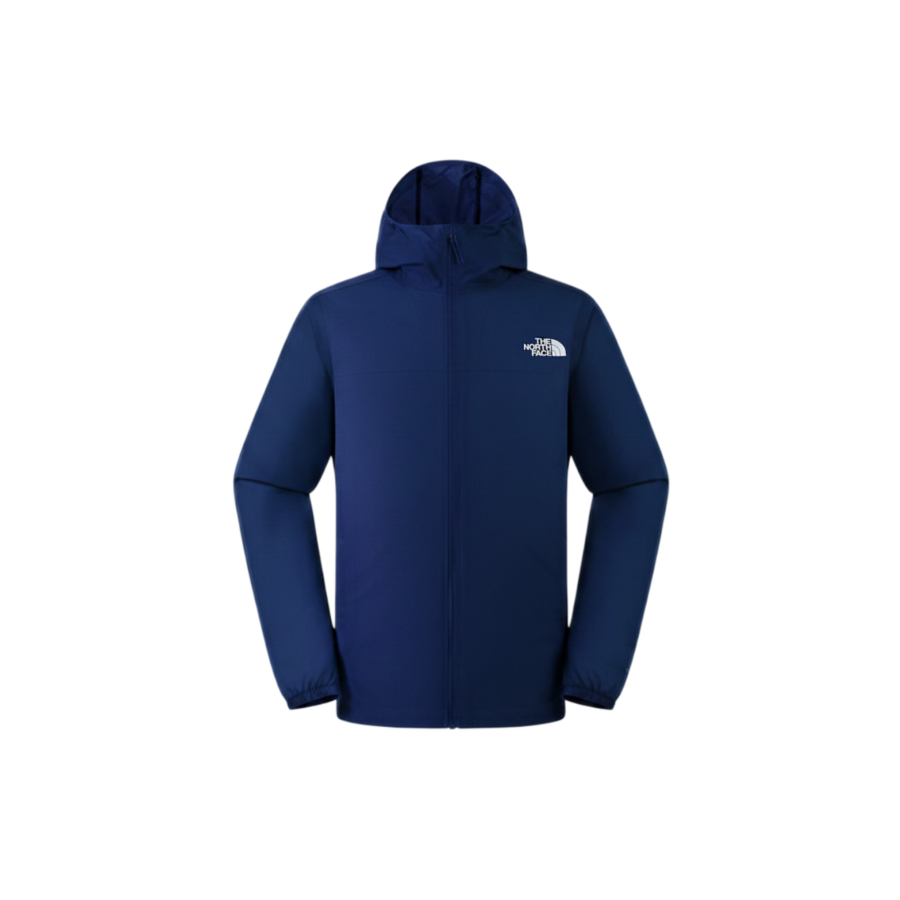 THE NORTH FACE Sun Protection Jackets Men's N9E/Dark Blue Hooded Non Detachable Thin
