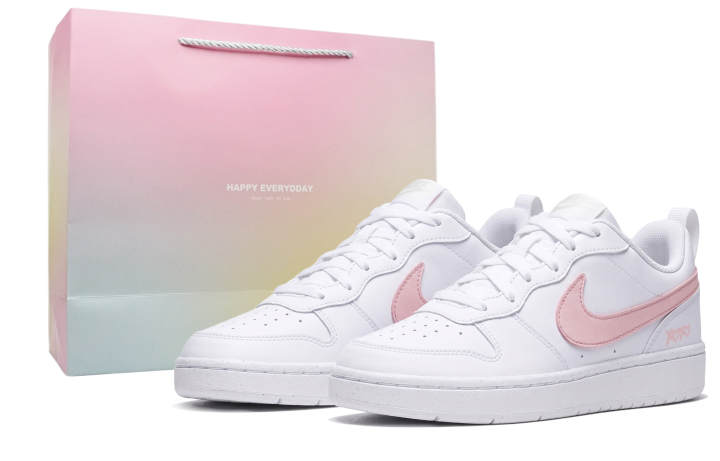 Nike Nike Court Borough Skateboard Shoes Women's Low Top Pink