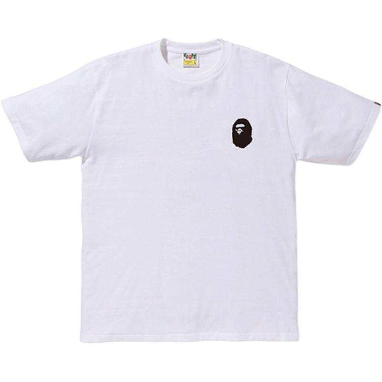 A BATHING APE Bape Bicolor Multi Logo Tee