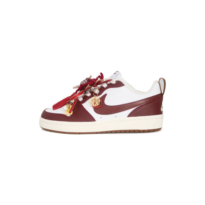 Nike Nike Court Borough Skateboard Shoes Unisex Low Top Red/White