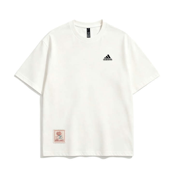 Adidas Adidas MUST HAVES T Shirts Unisex Rose Post Office Crew Neck Moderate Straight Fit