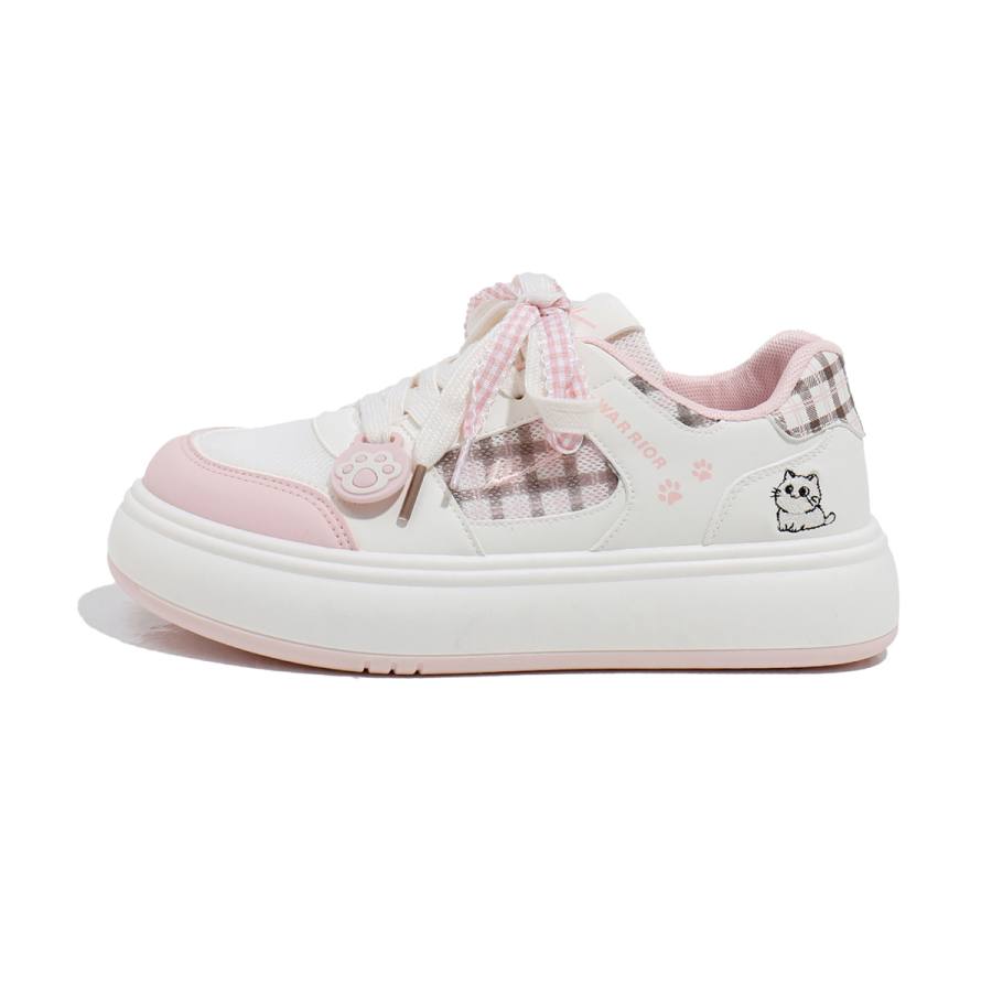 WARRIOR WARRIOR Skateboard Shoes Women's Low Top White