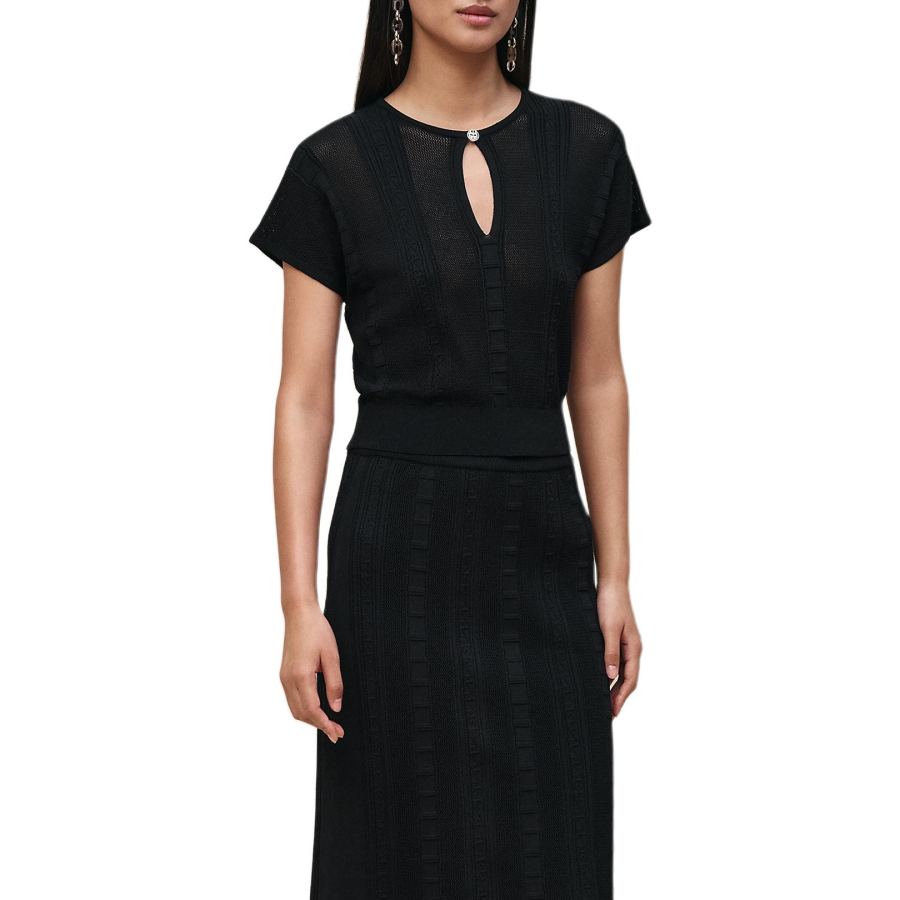 HERMES Knitwear Women's Black Crew Neck Moderate