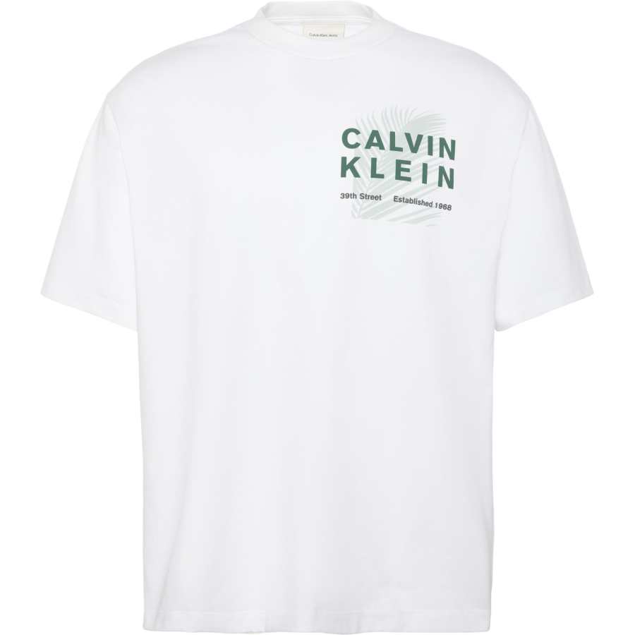 Calvin Klein T Shirts Men's Bright White Crew Neck