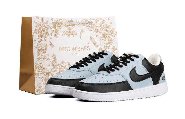 Nike Nike Court Vision 1 Skateboard Shoes Men's Low Top Blue