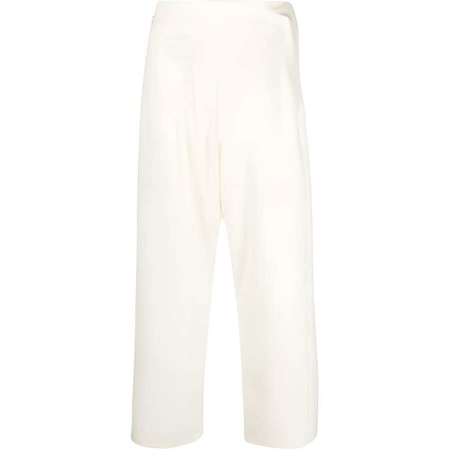 Y-3 Y 3 Casual Pants Women's White Moderate Wide Leg Pants