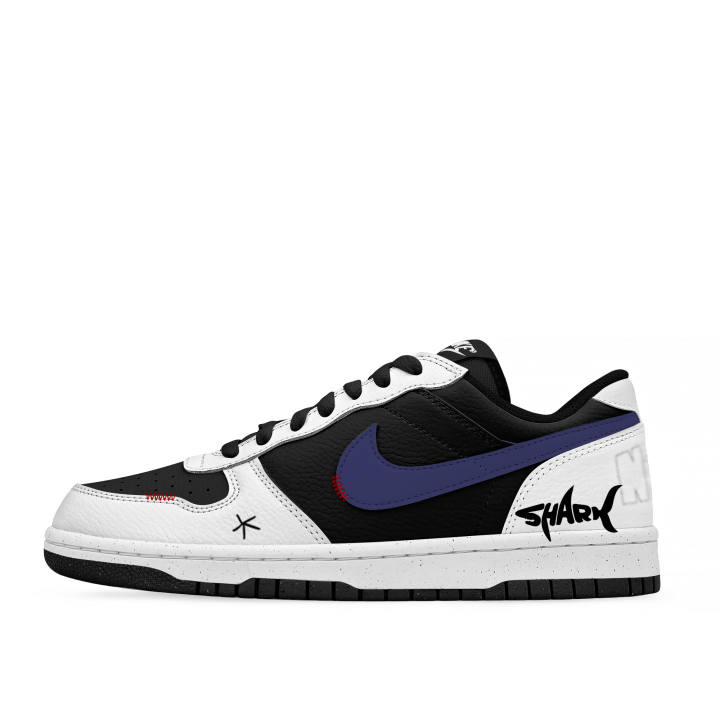 Nike Nike Big Skateboard Shoes Unisex Low Top Black/White/Blue