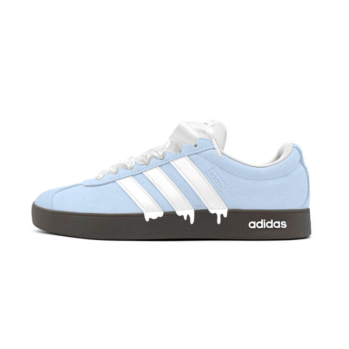 Adidas Adidas Vl Court Classic German Army Trainers Unisex Low Top White