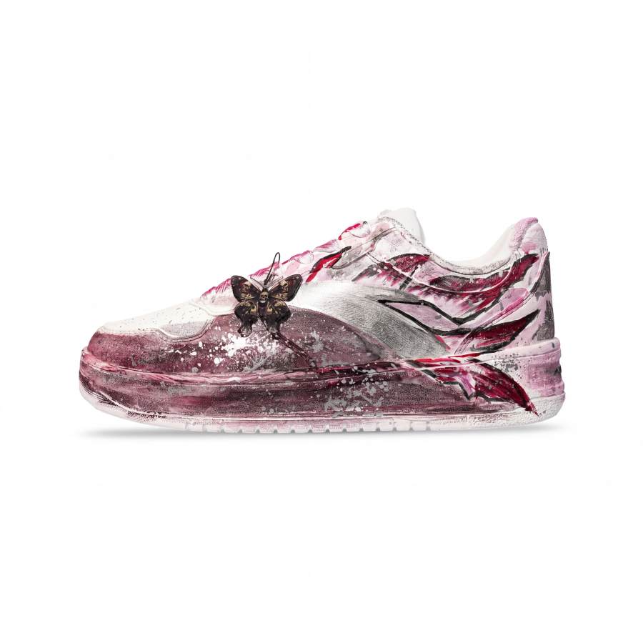 Anta Easy Low top Skateboard Shoes Unisex Red Black