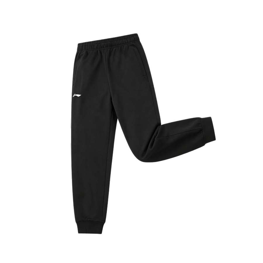 Li-Ning Li Ning Casual Pants Men's Black Moderate Cuffed Pants
