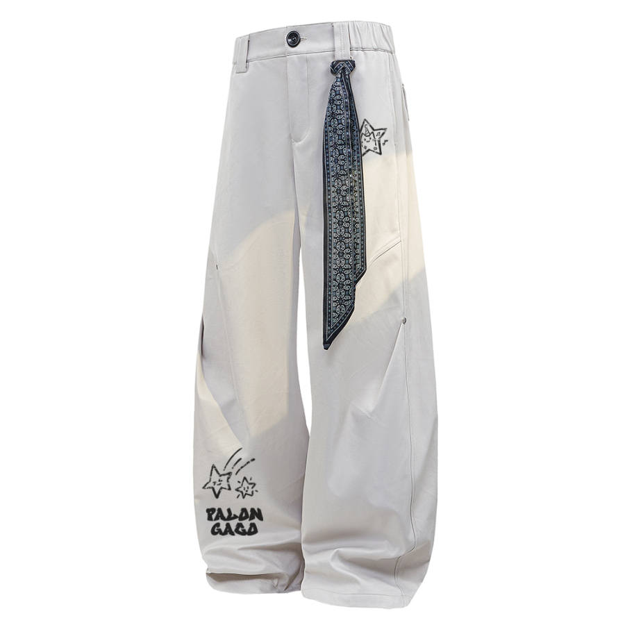 PAL ONGACO Casual Pants Unisex Moderate Scimitar Pants
