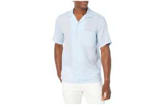 A.P.C Shirts Men's Blue Lapel Moderate Other