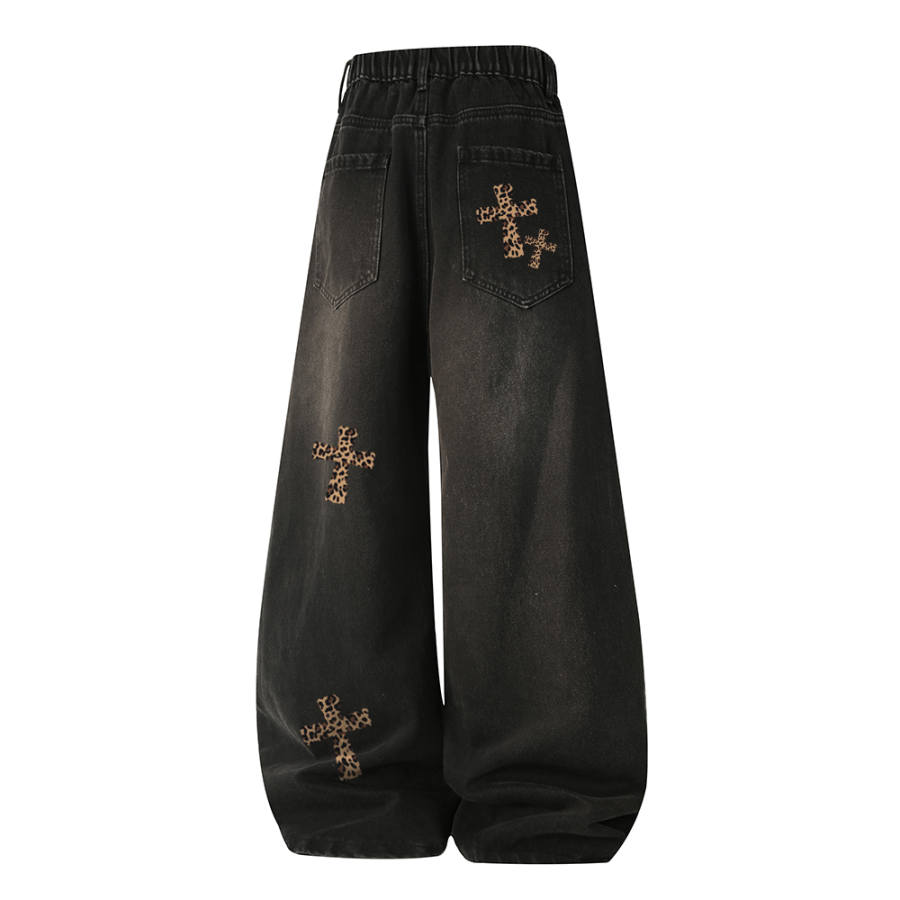 PAL ONGACO Jeans Unisex Moderate Wide Leg Pants