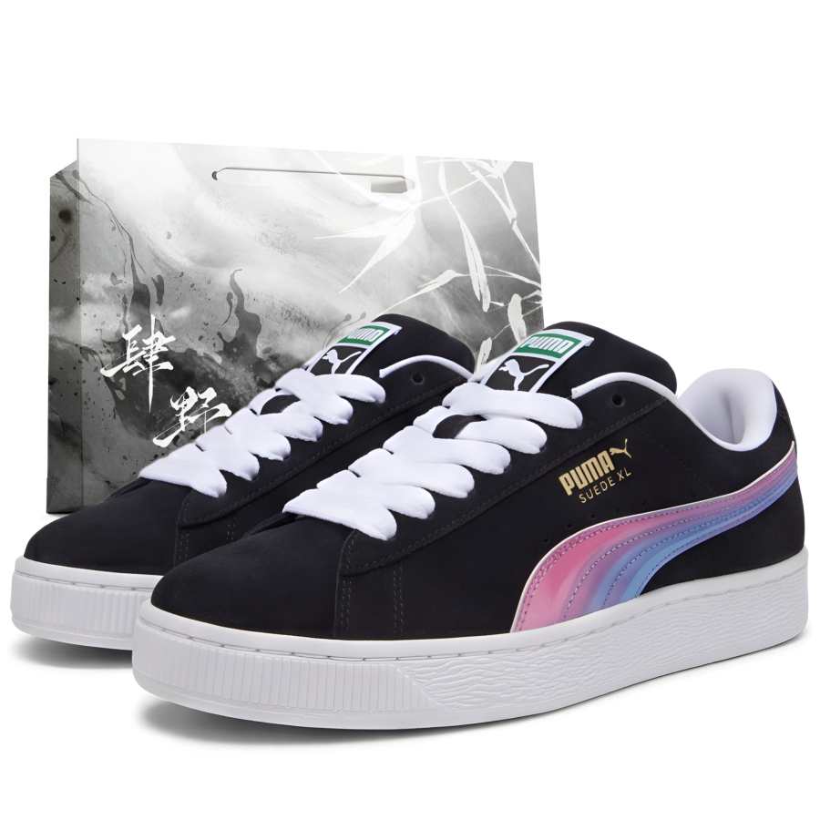 PUMA Suede XL Skateboard Shoes Unisex Low Top Black