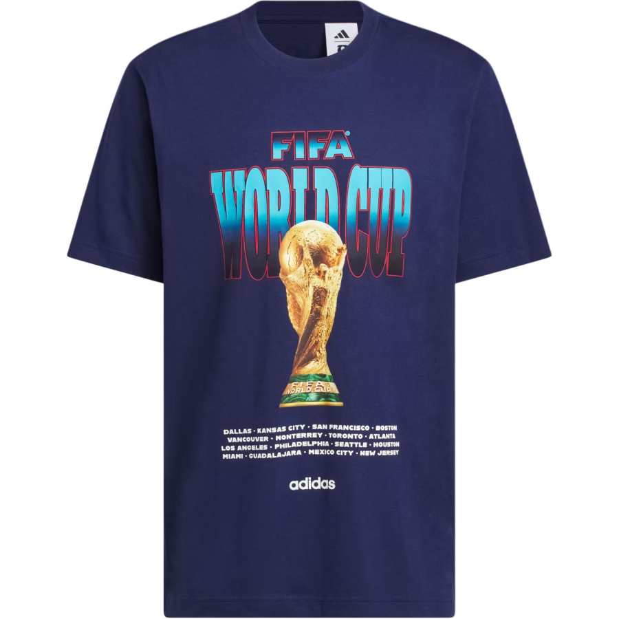 Adidas Adidas Sportswear T Shirts Men's Dark Blue Crew Neck