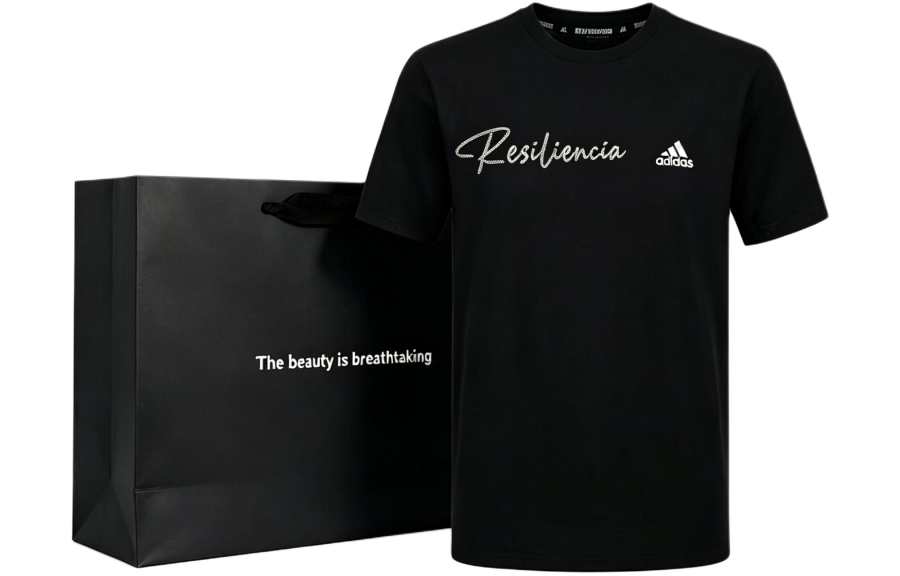 Adidas Adidas MUST HAVES T Shirts Unisex Black Crew Neck Moderate
