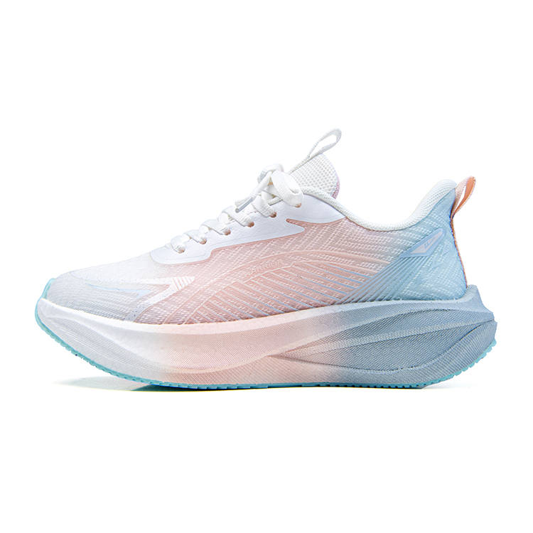 WARRIOR Running Shoes Women's Low Top Pink Blue White
