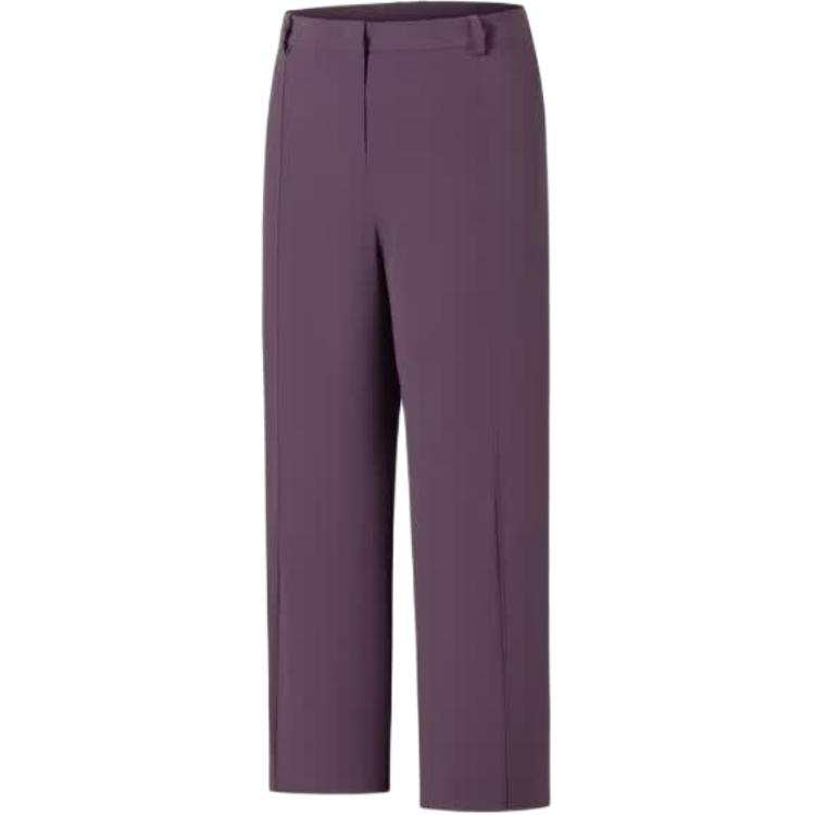 ANTA Champion All Weather Collection Sports Pants Women's Dark Plum Brown Moderate Straight Fit Pants