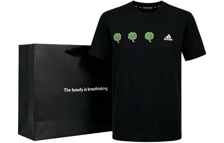 Adidas Adidas MUST HAVES T Shirts Unisex Black Crew Neck Moderate